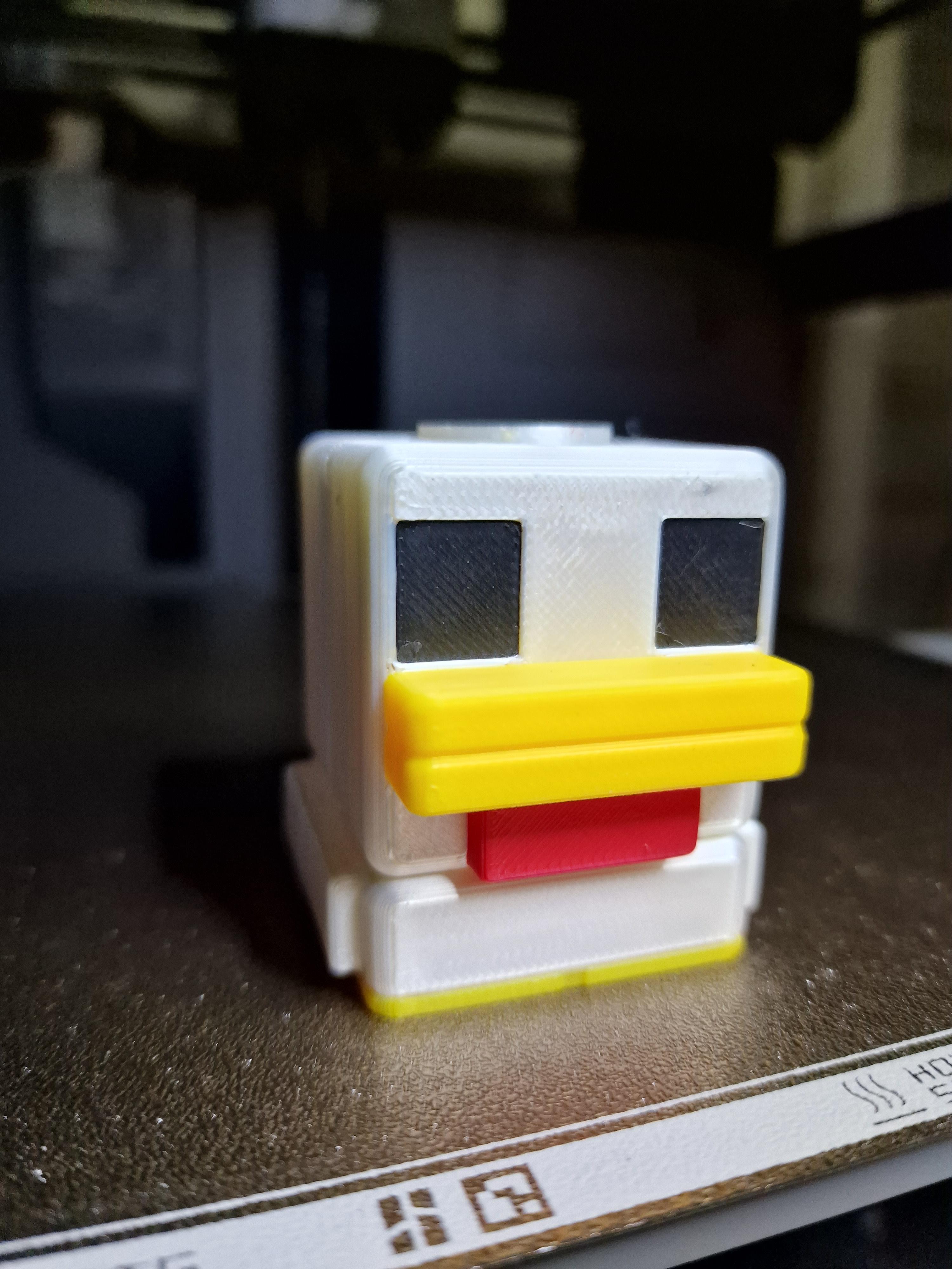 Minecraft Spinner Chicken Fidget Toy 3d model