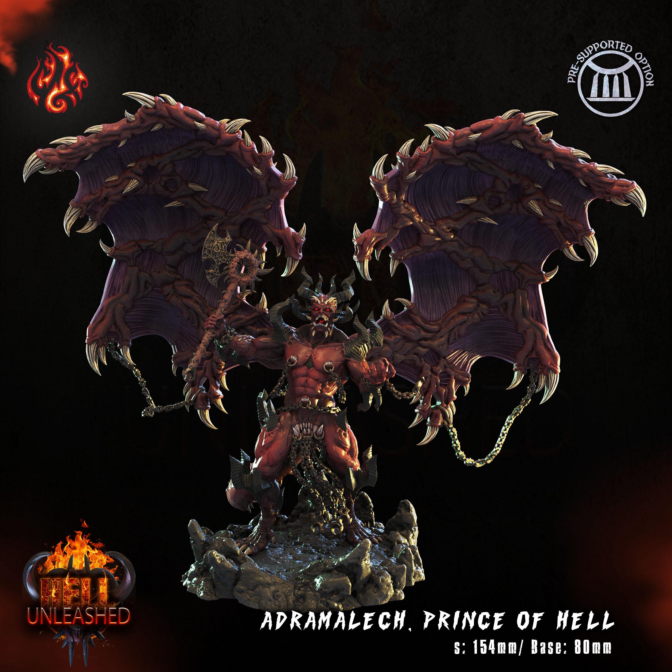 Adramalech, Prince of Hell 3d model