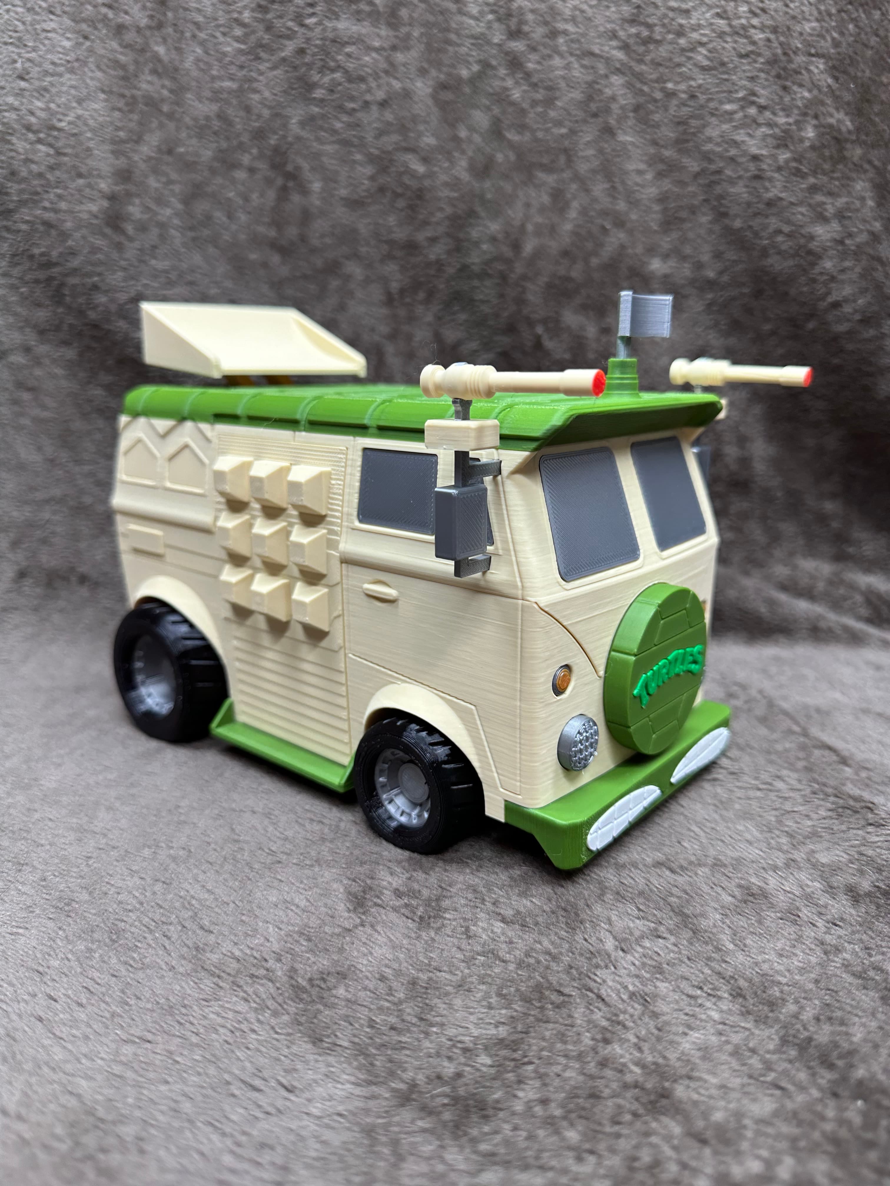 Printed this one to match the cartoon version of the party wagon. This was a fun print.