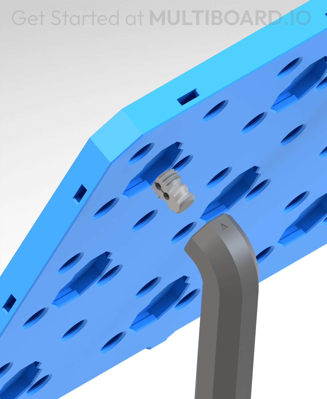 8x8 MU - Simple Bolt-Locked Shelf 3d model