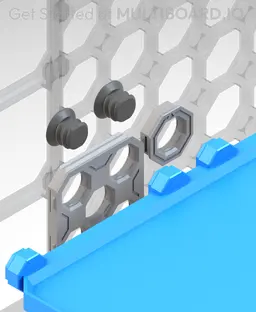 8x8 MU - Simple Bolt-Locked Shelf 3d model