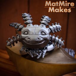 RoboLotl - Robot Axolotl - Articulated Figure 3d model