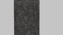 VENOM RELIEF TILE FOR PRINTING 3d model