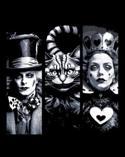 Sometimes an evil side can exist under the surface - Wonderland villains ? - Bookmarks 3d model
