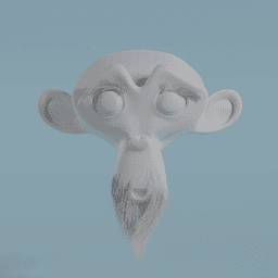 Hairify Wise Suzanne Monkey 3d model