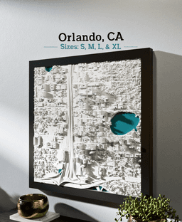 Orlando, FL - S, M, L, & XL 3d model