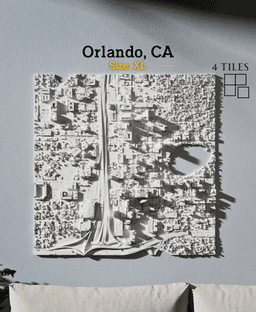 Orlando, FL - S, M, L, & XL 3d model