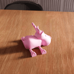Chibi Style Kawaii Reindeer Holiday Figurine 3d model