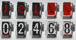 LOST split-flap counter 3d model