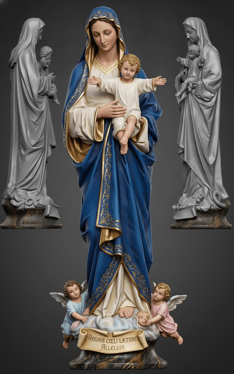 Our Lady and Child 3D Scanning STL Printable 3d model