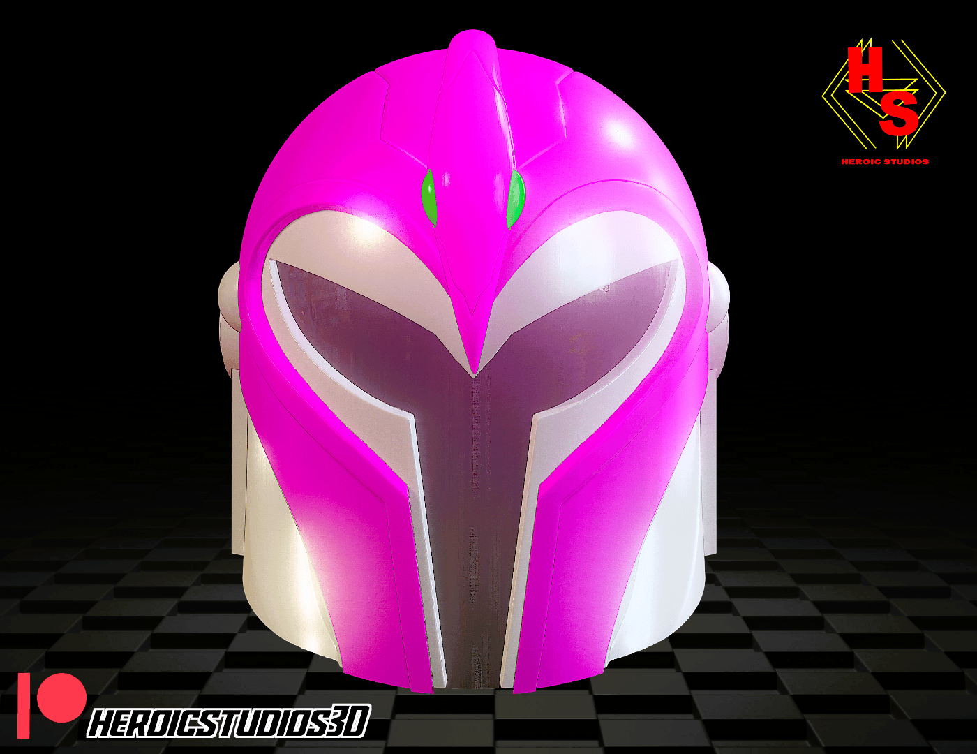 Pink Mando Helmet 3d model
