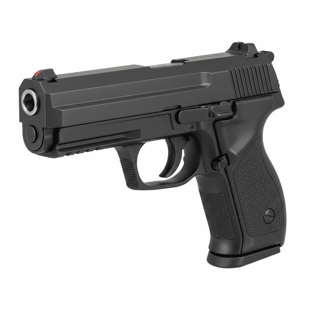 Walther P99 Tactical Service Handgun 3d model
