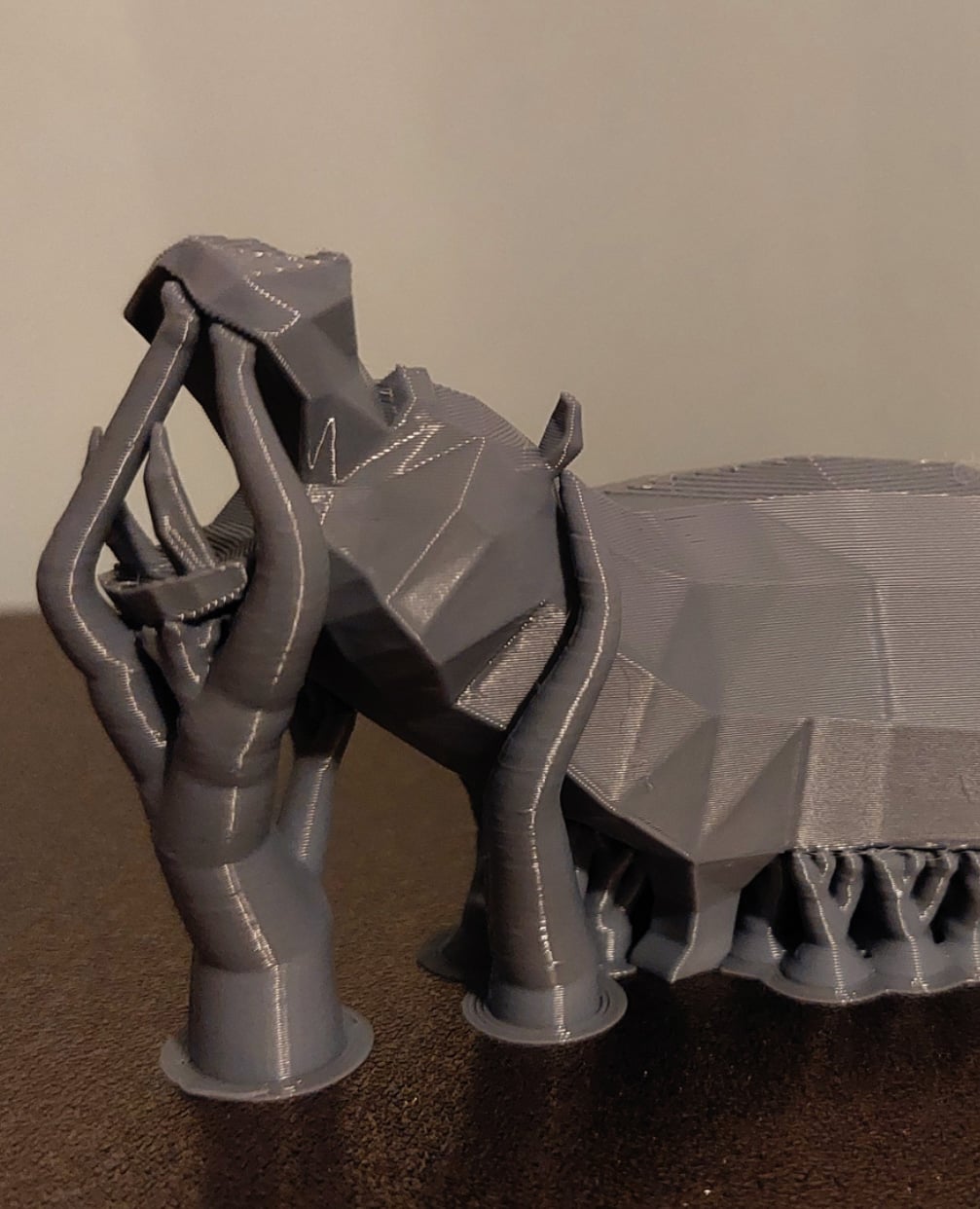 Low Poly Hippopotamus 3d model