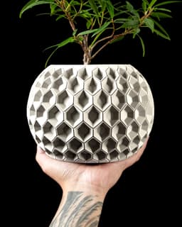 Hexa Planter Pot 02 by MODERN MACHINE 3d model