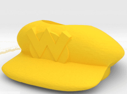 BEYBLADE WARIO'S HAT | COMPLETE | SUPER MARIO SERIES 3d model