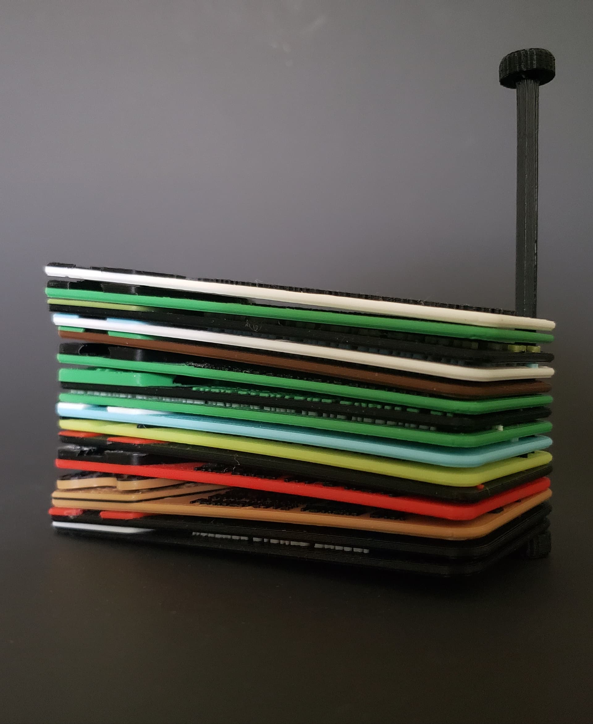 Hextraction Card Bar Organizer 3d model