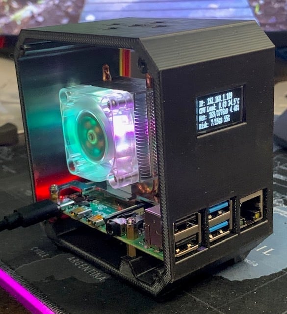 Raspberry PI 3 & 4 Desktop Remix 3d model