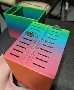 Commander Deck Box with Life Counter 3d model