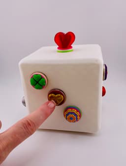 Super Duper Dice Clicker Fidget for Cool Kids 3d model