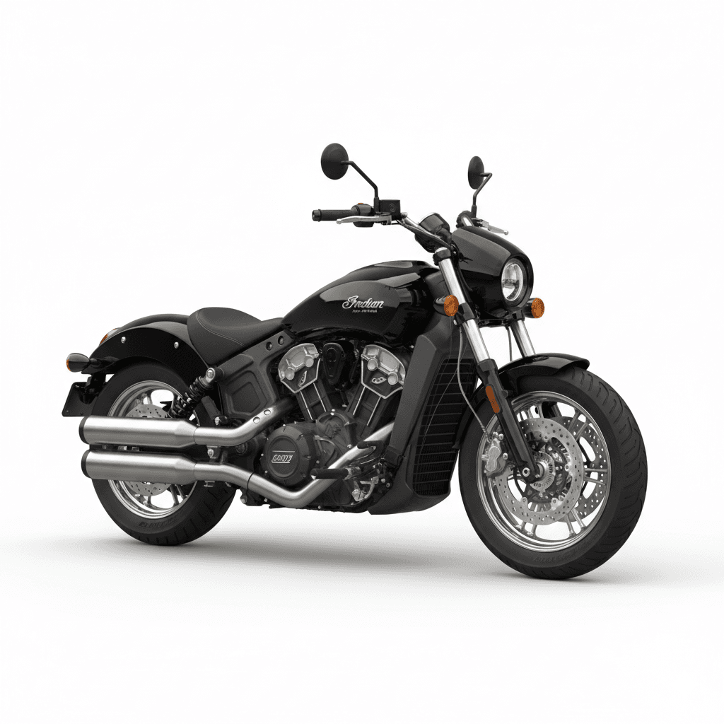 Indian Scout Sixty Bobber Motorcycle 3d model
