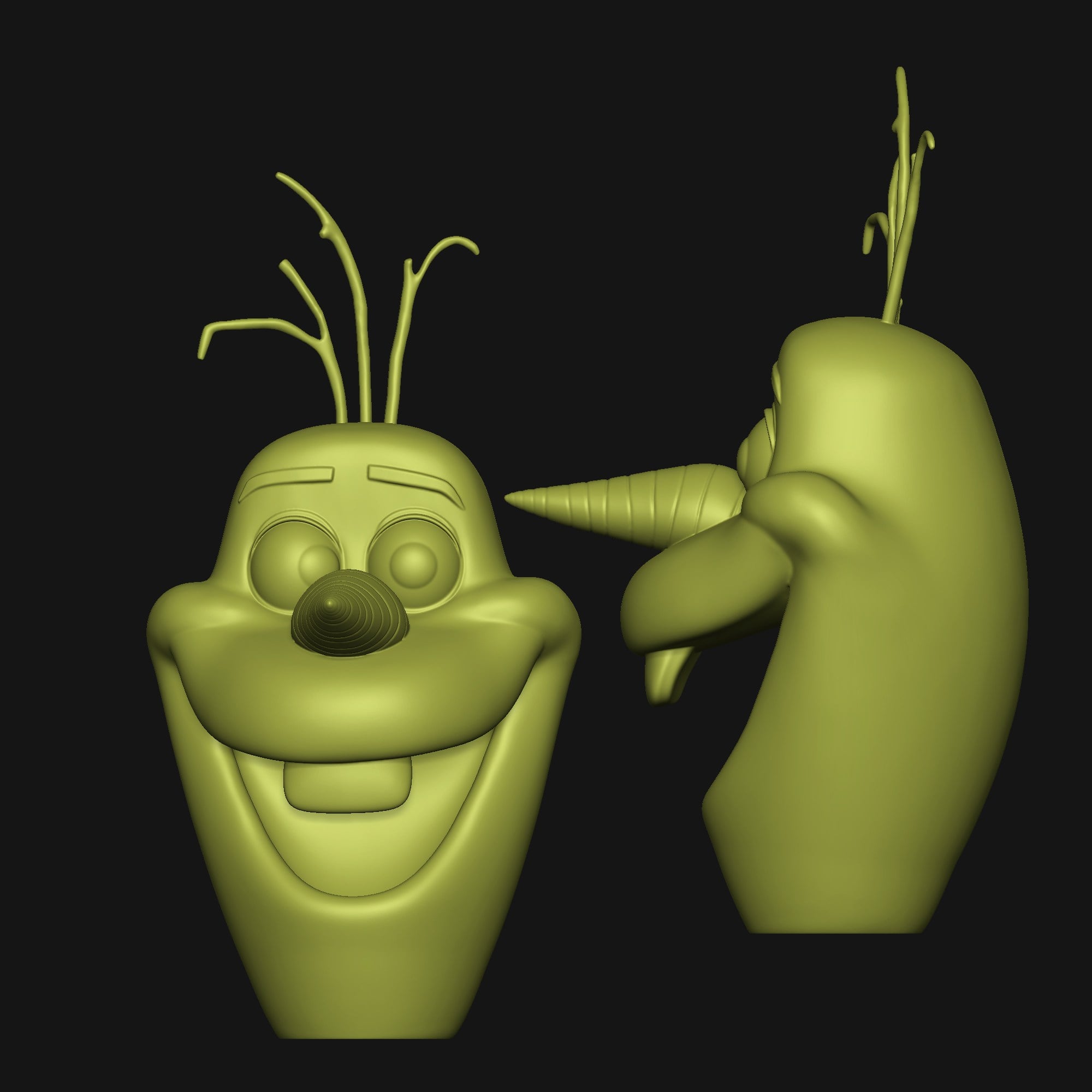 Olaf the Snowman 3d model