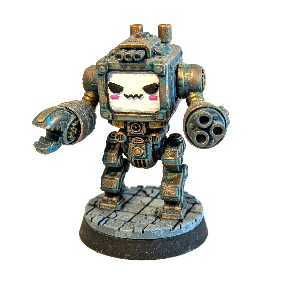 UWU Steam Force Clipper 3D Printable Miniature for Tabletop Wargames 3d model
