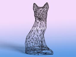 Fox 🦊🏠 3d model