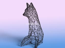 Fox 🦊🏠 3d model