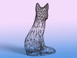 Fox 🦊🏠 3d model