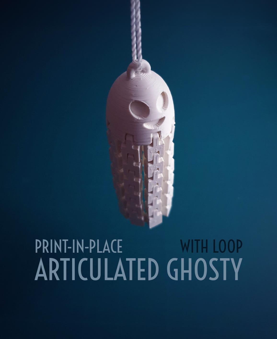 Articulated Ghosty with Loop || Halloween 3d model