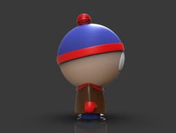 South Park Stan Figure 3d model