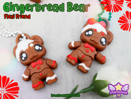 Gingerbread Bear Flexi & Bauble Tray 3d model