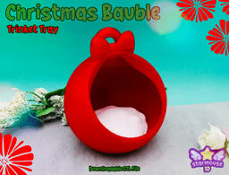 Gingerbread Bear Flexi & Bauble Tray 3d model