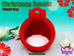 Gingerbread Bear Flexi & Bauble Tray 3d model