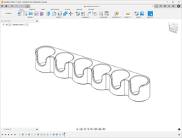 Magnetic whiteboard marker holder 3d model
