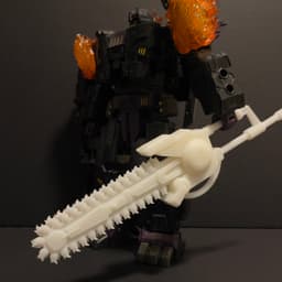 TF AOTP Megatronus Chainsaw 3d model