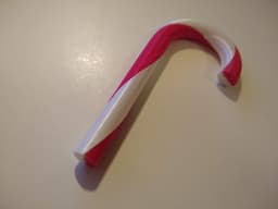 3DBISH Dual Colour Candy Cane 3d model
