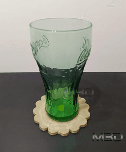 Flower Coaster set of 2 / no supports / 3mf included 3d model