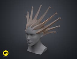 Kenpachi Zaraki Hair – Bleach 3d model