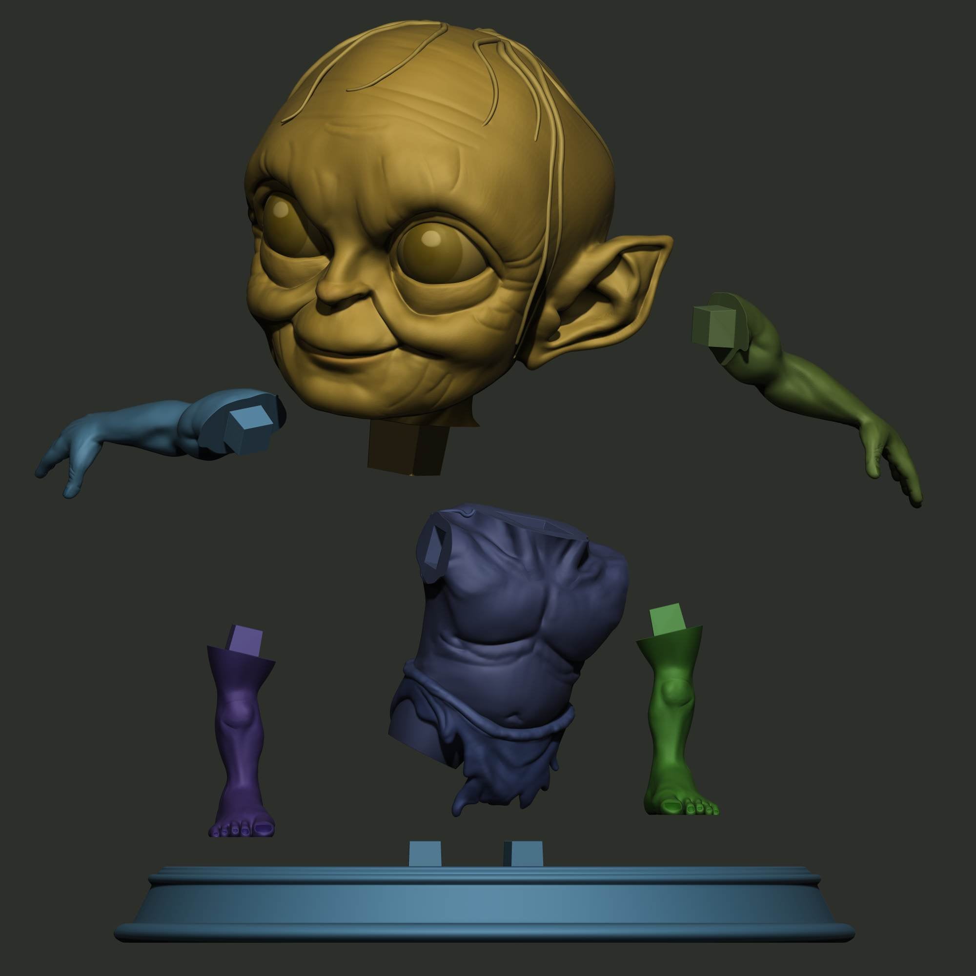 Gollum CUTE 3d model