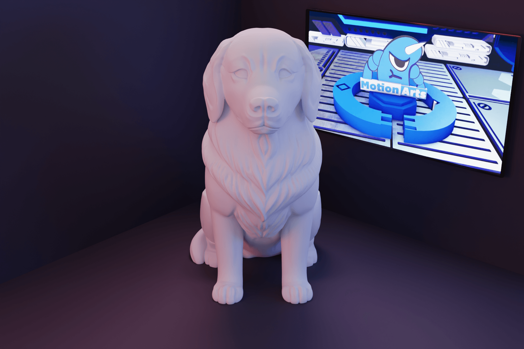 Golden Retriever.stl 3d model