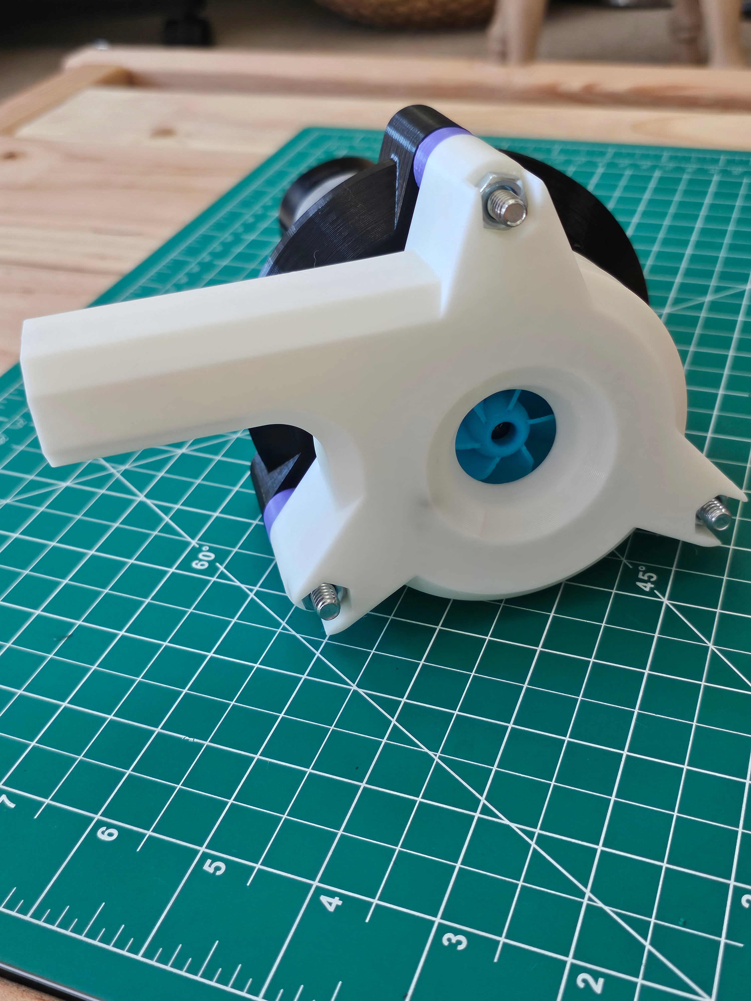 Turbo Impeller Blower Attachment for Rotary Tool 3d model