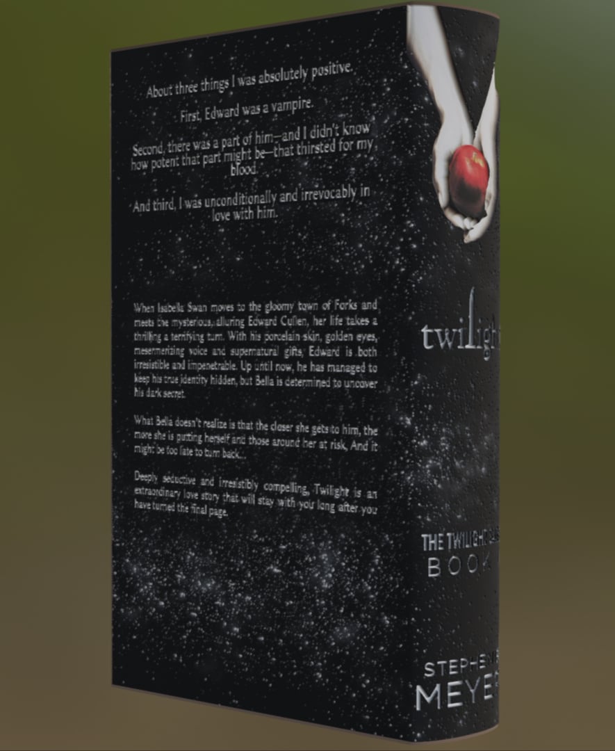 Twilight - Book Litho 3d model