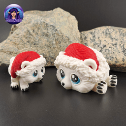 Santa Bear Puffling - Extra Model 3d model
