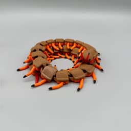Flexy Amazon Centipede - Articulating Centipede 3d model