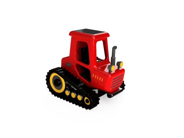 Candy Modern Tractor 3d model