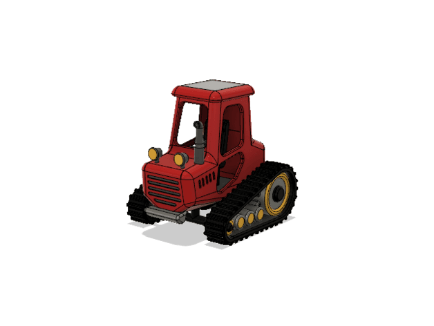 Candy Modern Tractor 3d model