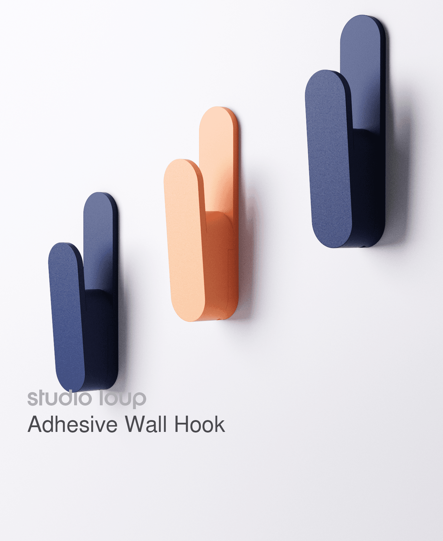 Adhesive Wall Hook 3d model
