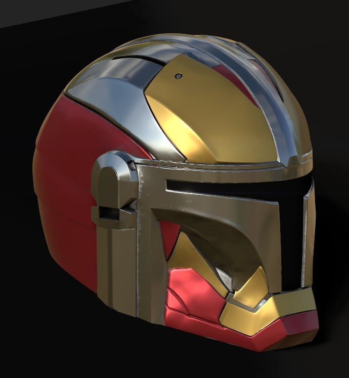Mando Iron Man 3d model