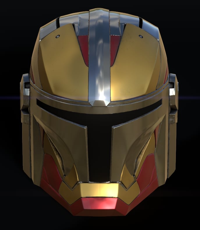 Mando Iron Man 3d model